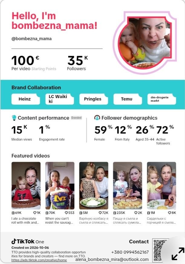 Профилна снимка на bombezna mama