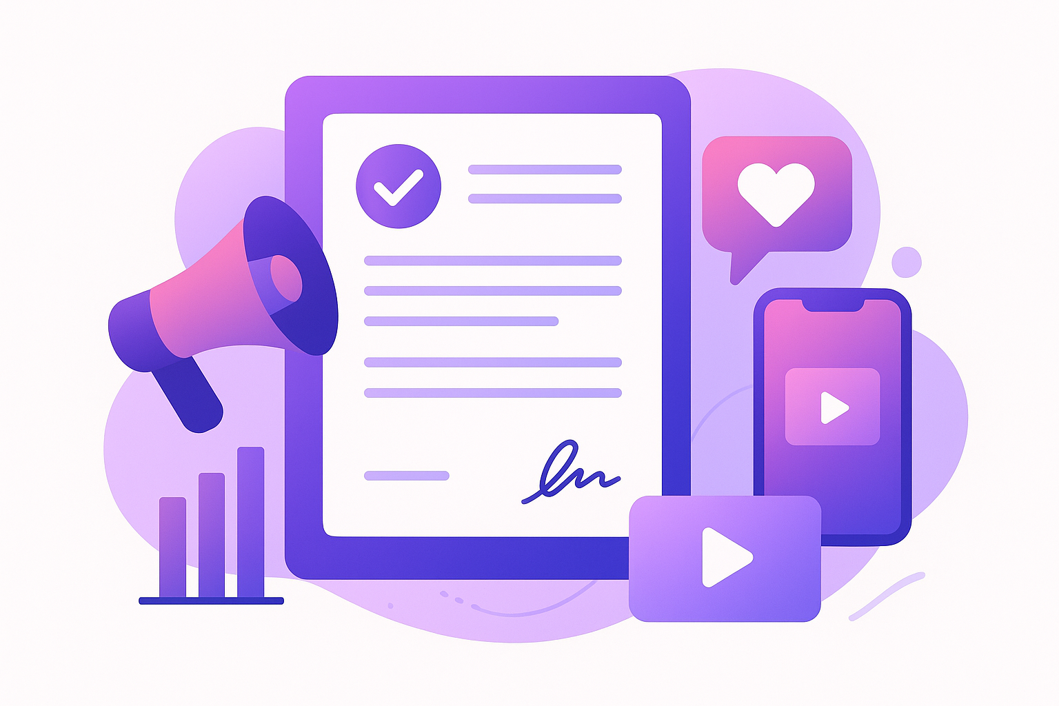 Договор за UGC колаборация — какво трябва да включва